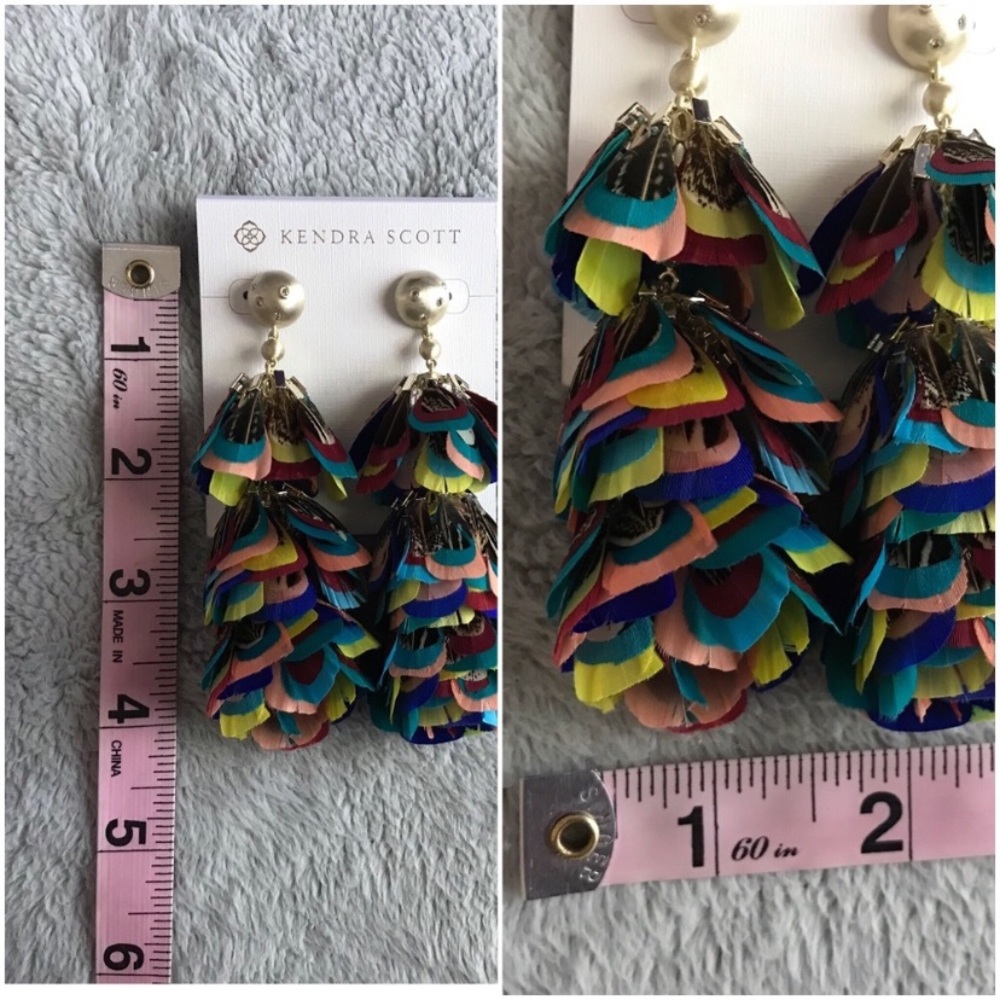 NIB Kendra Scott Lenni Earrings - Picture 3 of 3
